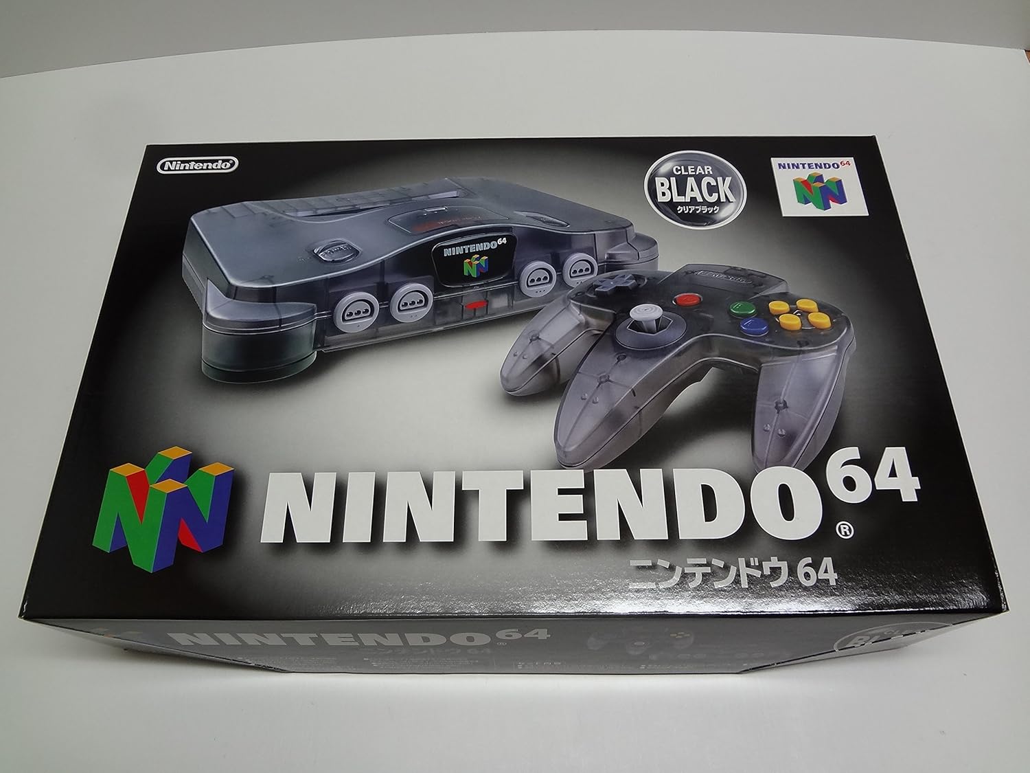 ニンテンドウ64本体（クリアブラック）