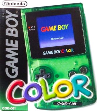 ゲームボーイカラー本体（クリアグリーン）